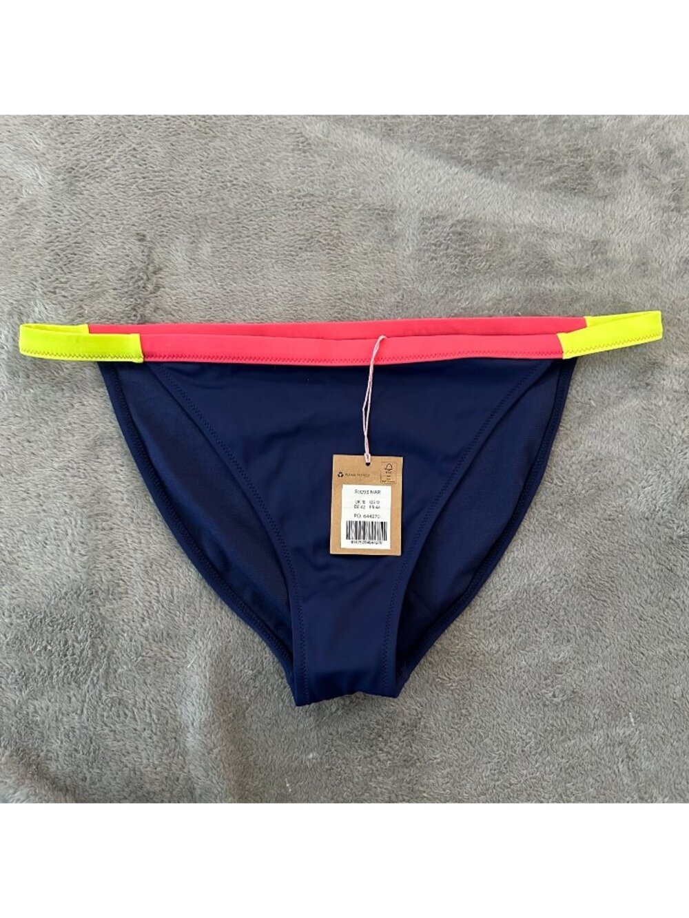 NWT Boden Tanga Bikini Bottom Swimsuit Swim Women's size 12 Navy Blue